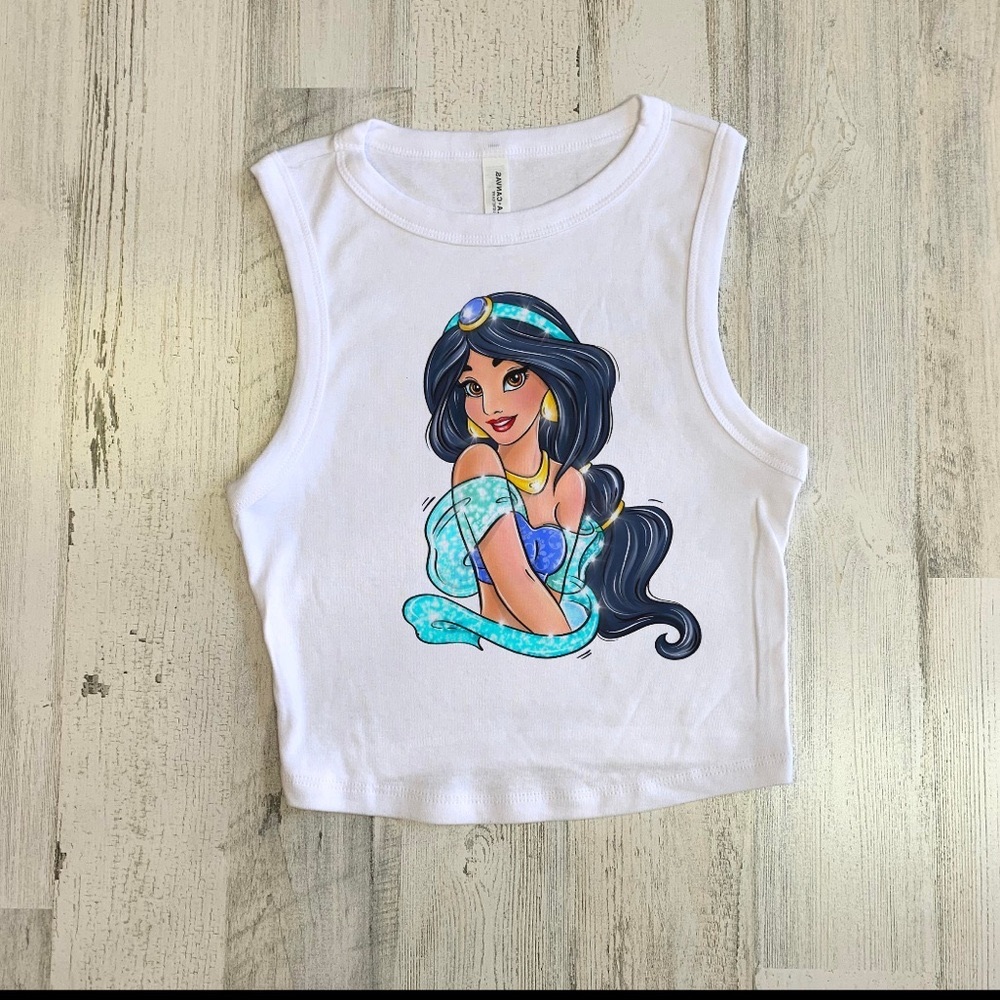 SOLD ‼️ Princess Jasmine Crop Tank